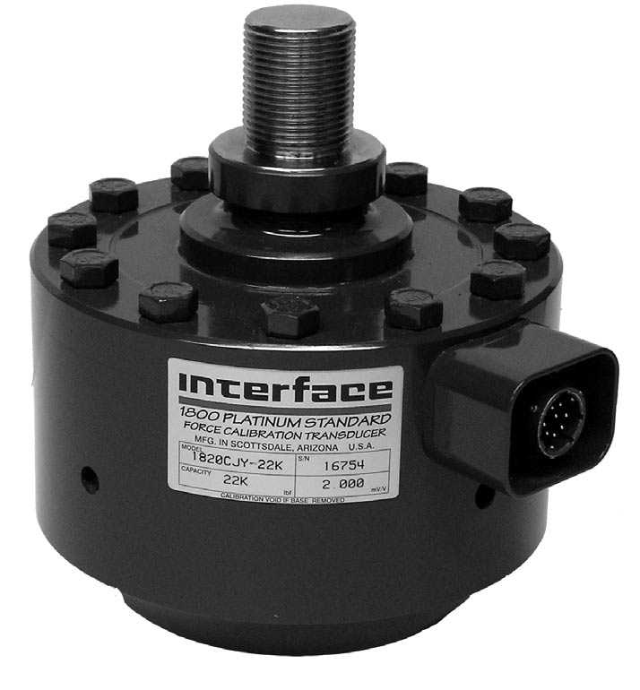 interface铂金标定型1800测力传感器